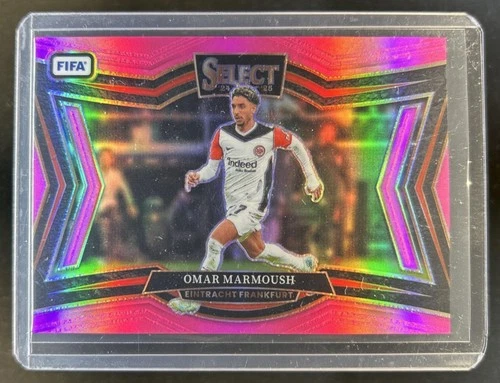 Omar Marmoush 2024 Panini Select FIFA Field Pink /59