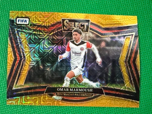 Omar Marmoush 2024 Panini Select FIFA Gold Mojo /10