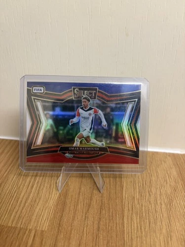 Omar Marmoush 2024 Panini Select FIFA Red White Blue