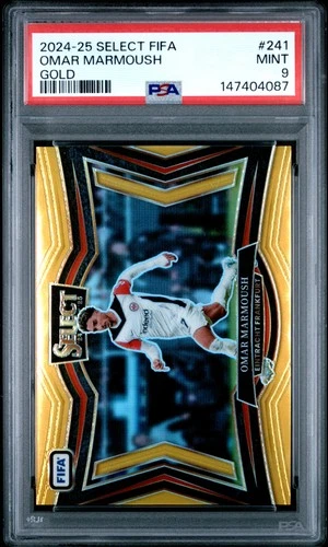Omar Marmoush 2024 Panini Select Gold /10