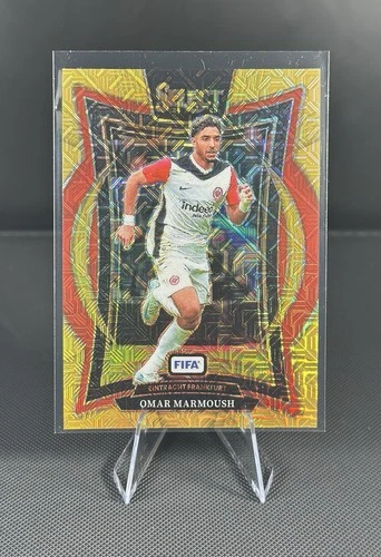 Omar Marmoush 2024 Panini Select Gold Mojo Prizm /10