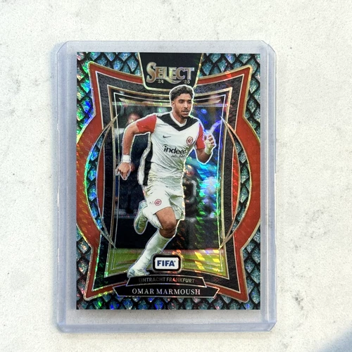 Omar Marmoush 2024 Panini Select Jade Dragon Scale Prizm /28