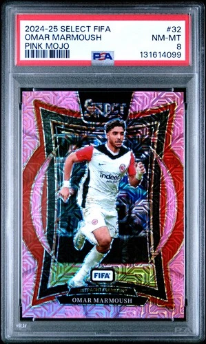 Omar Marmoush 2024 Panini Select Pink Mojo 284/299