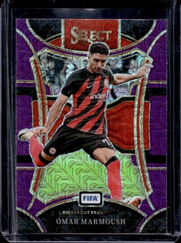 Omar Marmoush 2023 Panini Select Purple Mojo Prizm #131