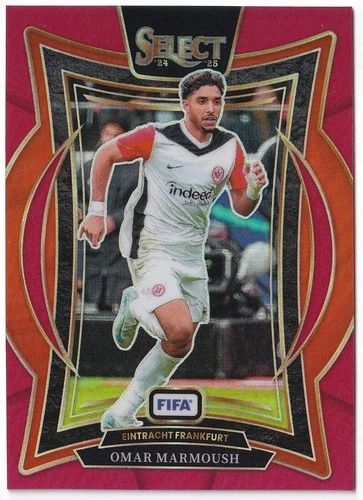 Omar Marmoush 2024 Panini Select Red Prizm