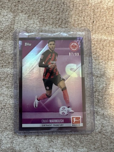 Omar Marmoush 2023 Topps Stars of the Season Pink /99