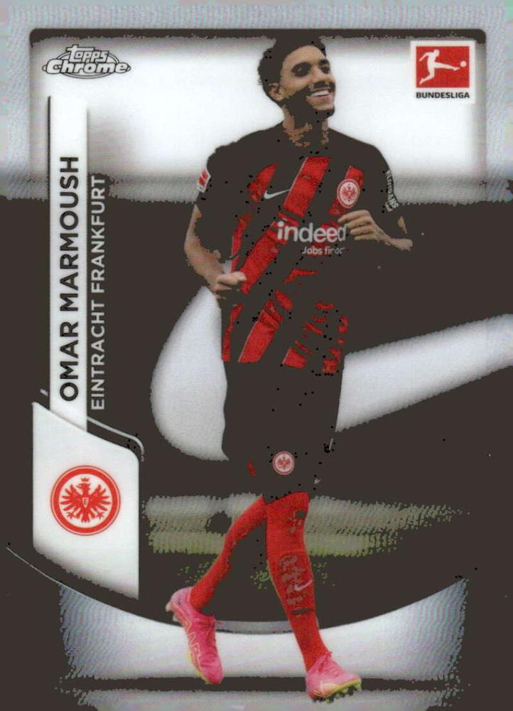 Omar Marmoush 2023 Topps Chrome Bundesliga