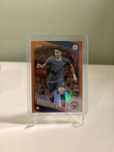 Omar Marmoush 2025 Topps UCC Flagship Orange /25