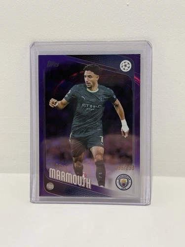 Omar Marmoush 2025 Topps UCC Flagship Purple /250