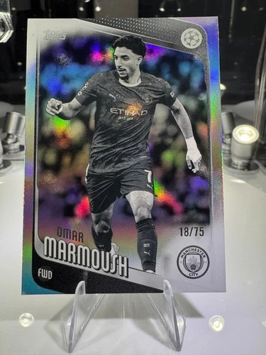Omar Marmoush 2025 Topps UCC Flagship Refractor /75
