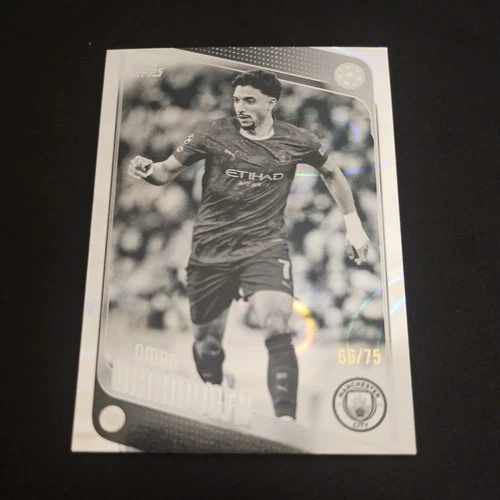 Omar Marmoush 2025 Topps UCC Flagship Silver Refractor /75