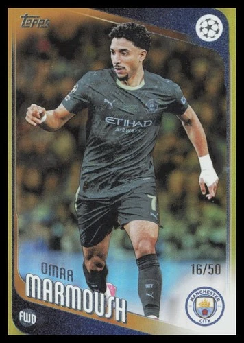 Omar Marmoush 2026 Topps UCC Gold Foil /50