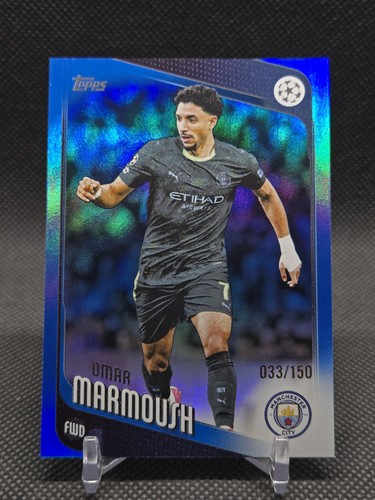 Omar Marmoush 2025 Topps UEFA Blue /150
