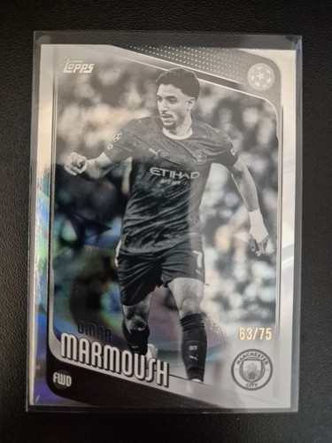 Omar Marmoush 2025 Topps UEFA Club Competition /75