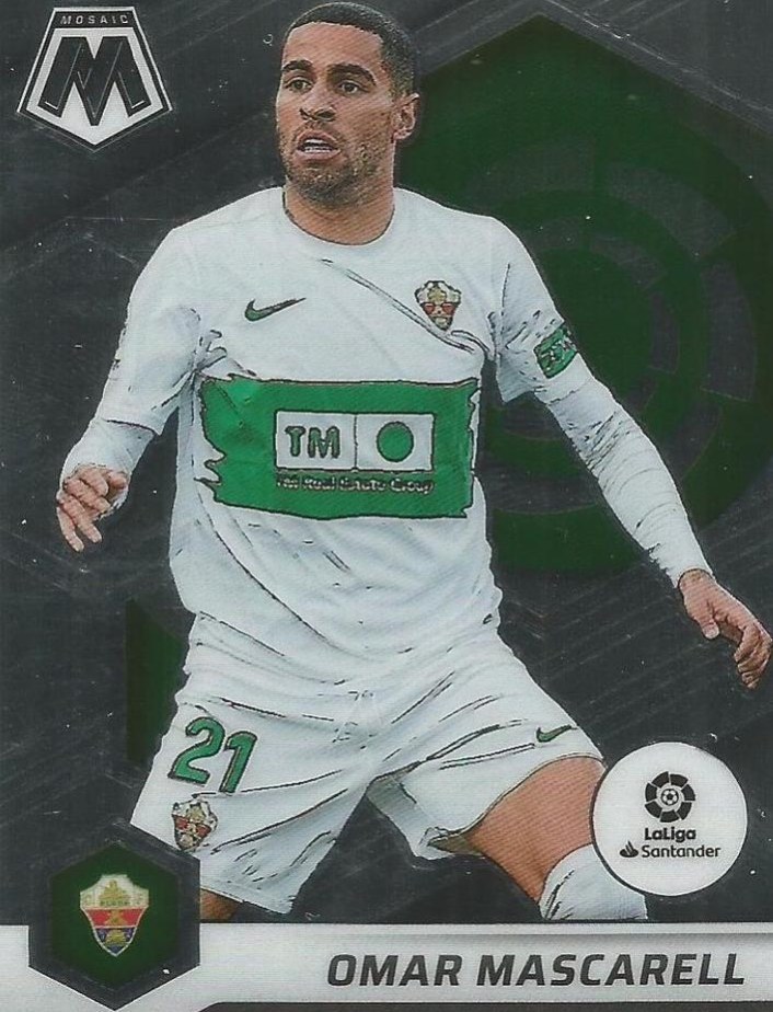 Omar Mascarell 2021 Panini Mosaic La Liga