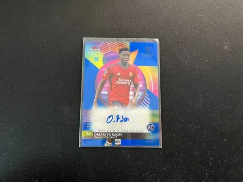 Omari Forson 2023 Topps Finest Blue /150