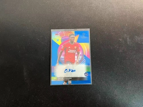 Omari Forson 2024 Topps Finest Blue /150