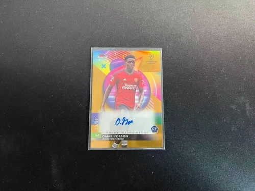 Omari Forson 2023 Topps Finest Gold /50