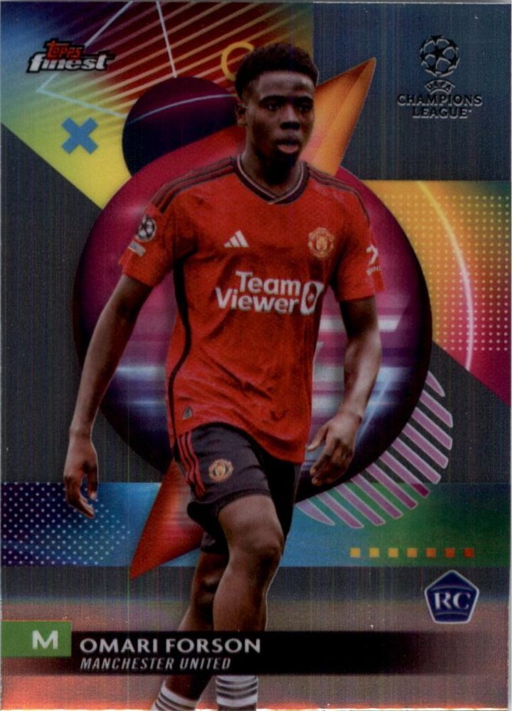 Omari Forson 2023 Topps Finest UEFA Club Competitions