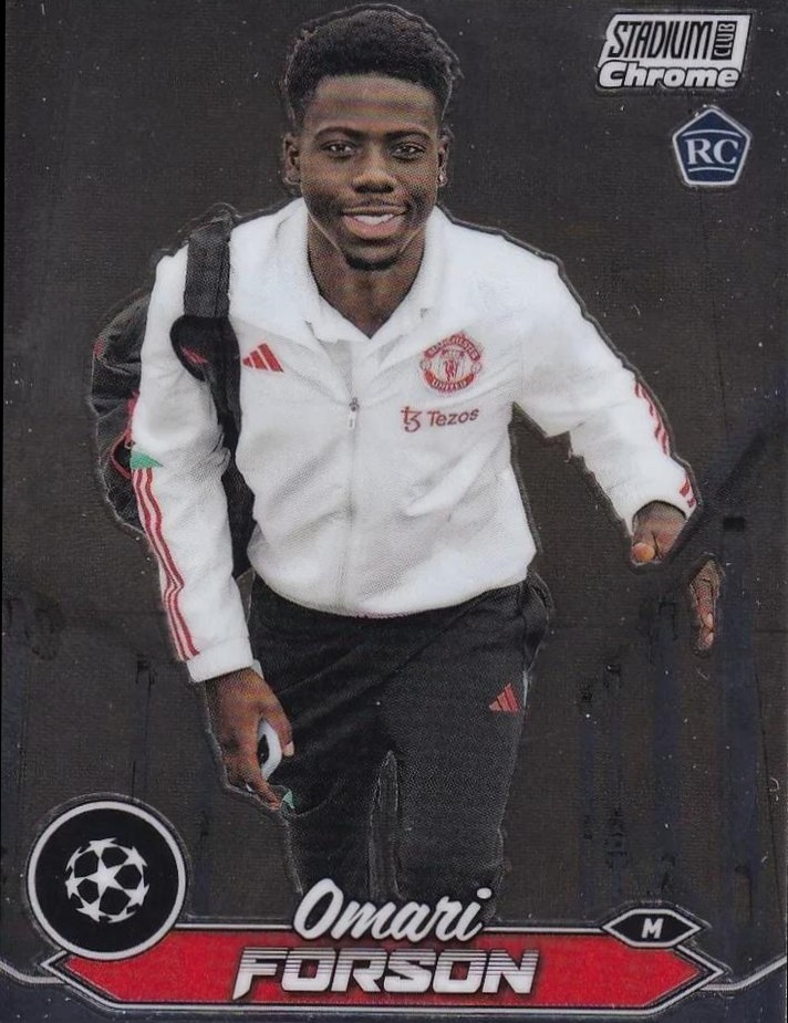 Omari Forson 2023 Topps Stadium Club Chrome UEFA Champions League