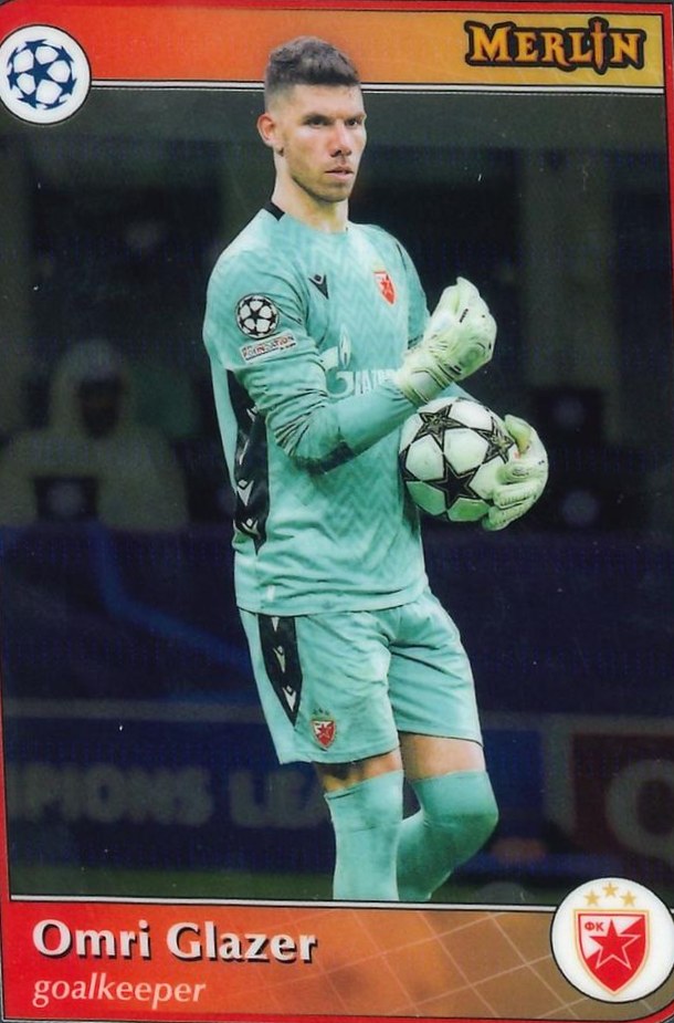 Omri Glazer 2024 Topps Merlin UEFA Club Competitions