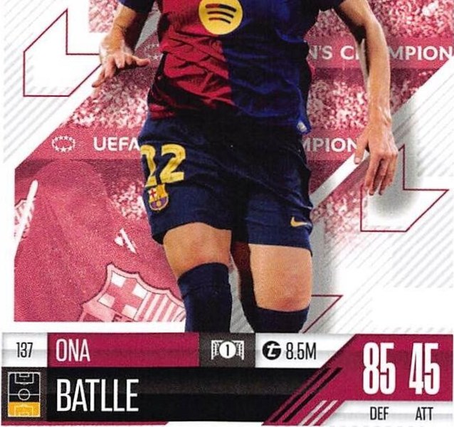 Ona Batlle 2024 Topps Match Attax UEFA Club Competitions Extra
