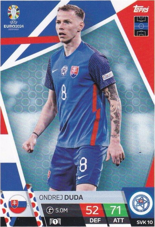 Ondrej Duda 2024 Topps Match Attax UEFA EURO