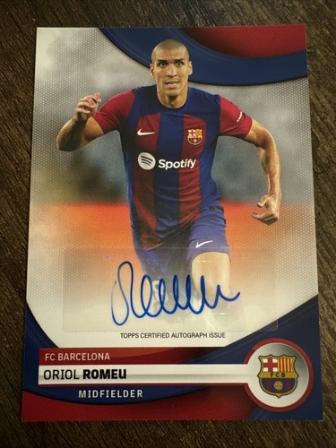 Oriol Romeu 2024 Topps Barcelona Team Set