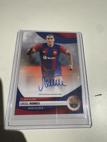 Oriol Romeu 2023 Topps Barcelona Team Set