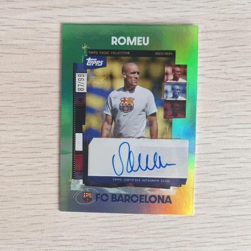 Oriol Romeu 2023 Topps Focus Green Rainbow /99