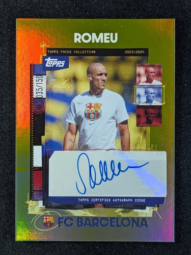 Oriol Romeu 2023 Topps Focus Yellow /150