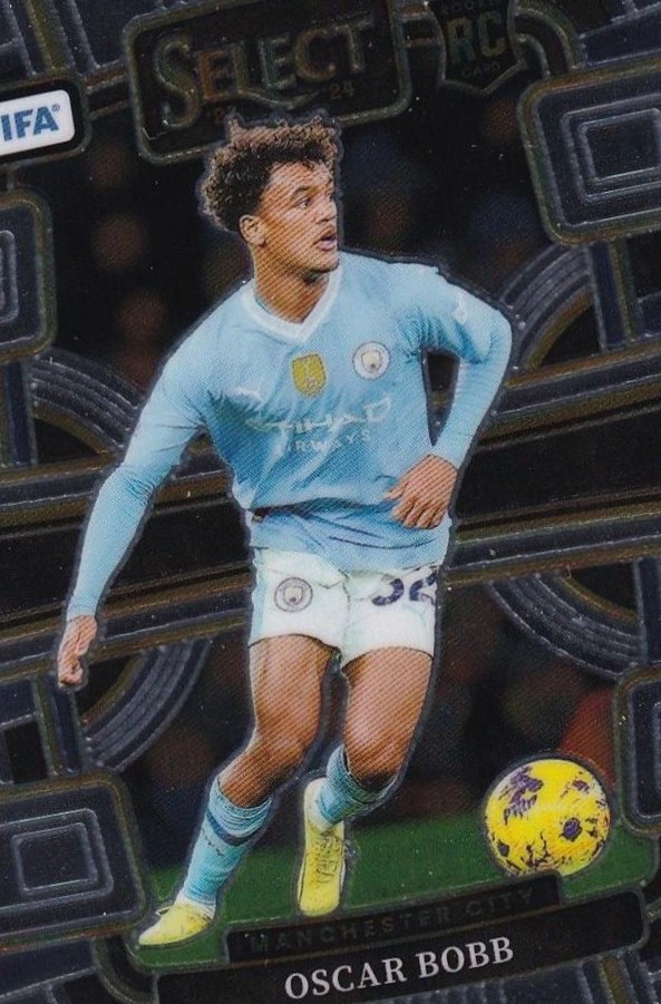 Oscar Bobb 2023 Panini Select Set FIFA - Terrace - Checkerboard