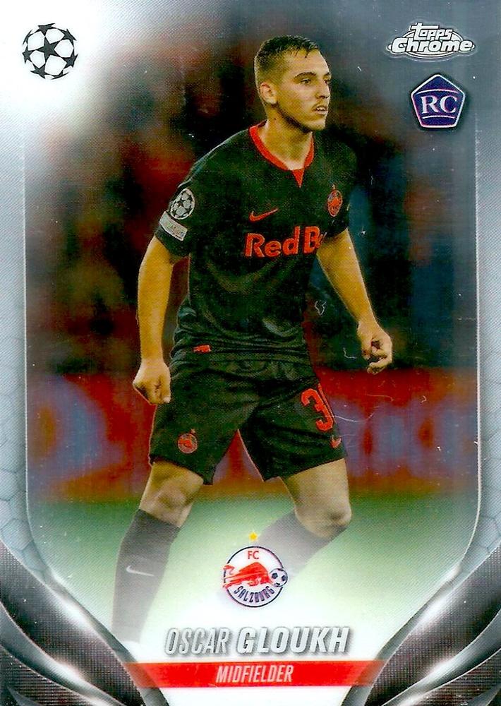 Oscar Gloukh 2023 Topps Chrome UEFA Club Competitions