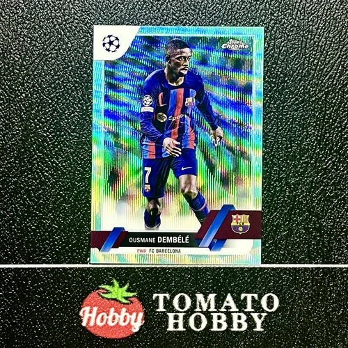 Ousmane Dembele 2022 Topps Chrome Aqua Wave Refractor /199