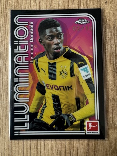 Ousmane Dembele 2025 Topps Chrome Bundesliga /10