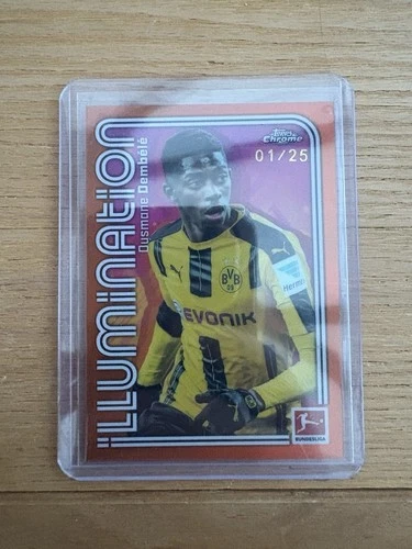 Ousmane Dembele 2025 Topps Chrome Bundesliga /25