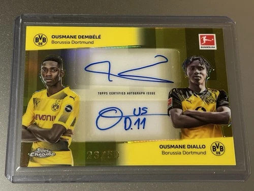 Ousmane Dembele 2025 Topps Chrome Gold /50