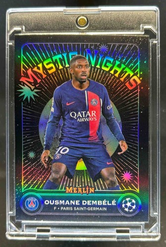 Ousmane Dembele 2023 Topps Chrome Merlin UEFA MN-20