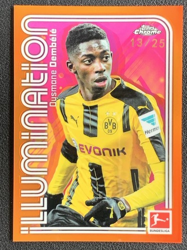 Ousmane Dembele 2025 Topps Chrome Orange /25