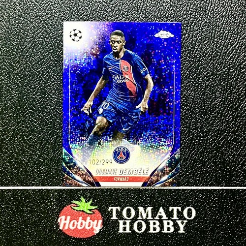 Ousmane Dembele 2023 Topps Chrome Purple Refractor /299