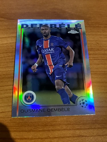 Ousmane Dembele 2024 Topps Chrome Refractor