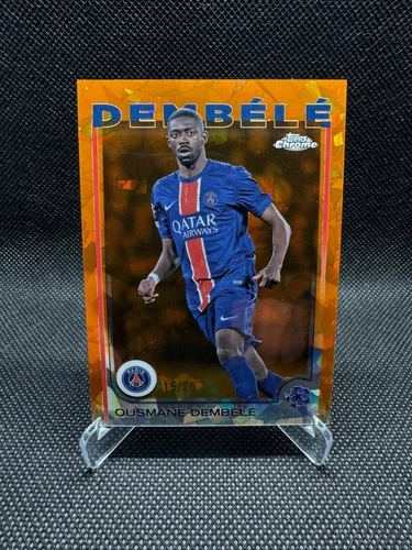 Ousmane Dembele 2024 Topps Chrome Sapphire /25