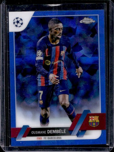 Ousmane Dembele 2022 Topps Chrome Sapphire