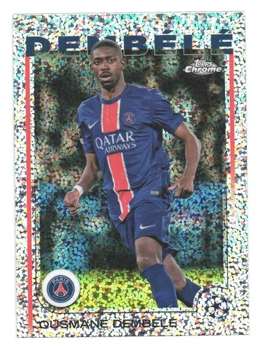 Ousmane Dembele 2024 Topps Chrome Speckle