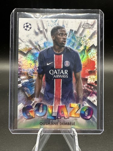 Ousmane Dembele 2024 Topps Chrome UEFA Club Competitions