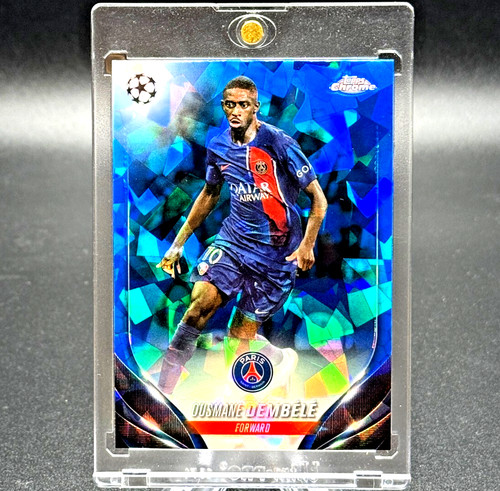 Ousmane Dembele 2023 Topps Chrome Zaffiro #14
