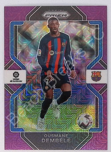 Ousmane Dembele 2022 Panini Chronicles Purple Mojo