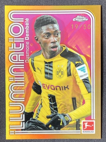 Ousmane Dembele 2025 Topps Cromo Bundesliga Oro /50