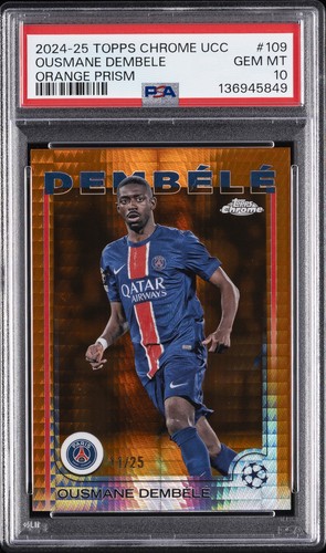 Ousmane Dembele 2024 Topps Cromo Competiciones de Clubes UEFA 25/11