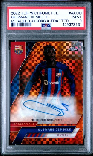 Ousmane Dembele 2022 Topps Cromo FC Barcelona Mes Que Un Club 25/12